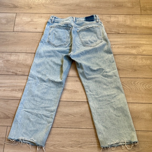 Abercrombie & Fitch Women’s The ’90s Relaxed High-Rise Jeans Size 8 Classic Wash - Picture 8 of 8